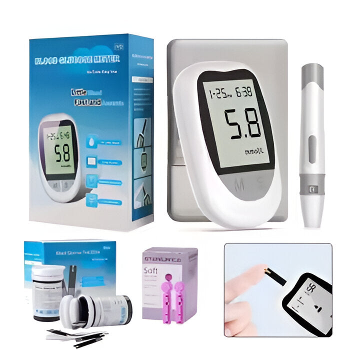 Kit Glucómetro Digital – Monitoreo Diario – Resultados precisos al instante