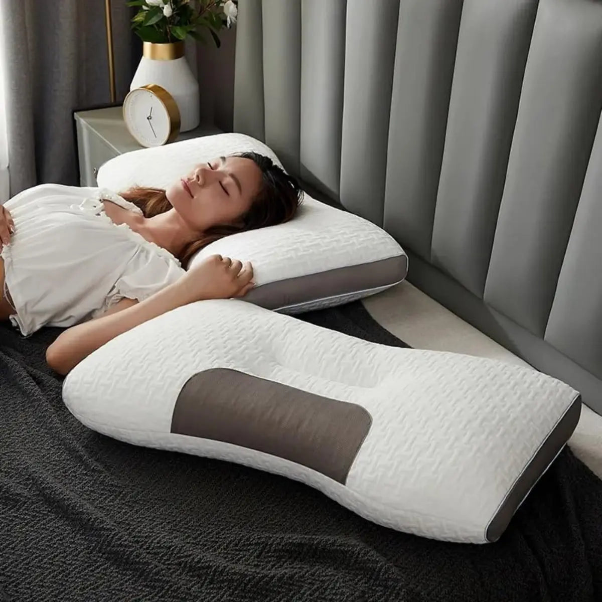 Almohada Cervical Ergonómica 4X2 – Duerme sin Dolor de Cuello