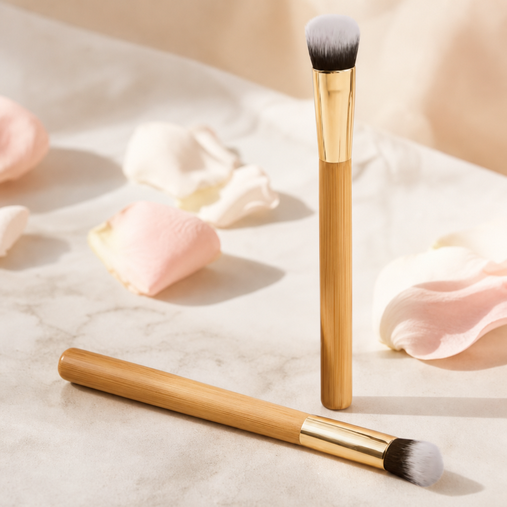 Brocha para Corrector Angular 2x1 - Acabado Profesional Sin Marcas