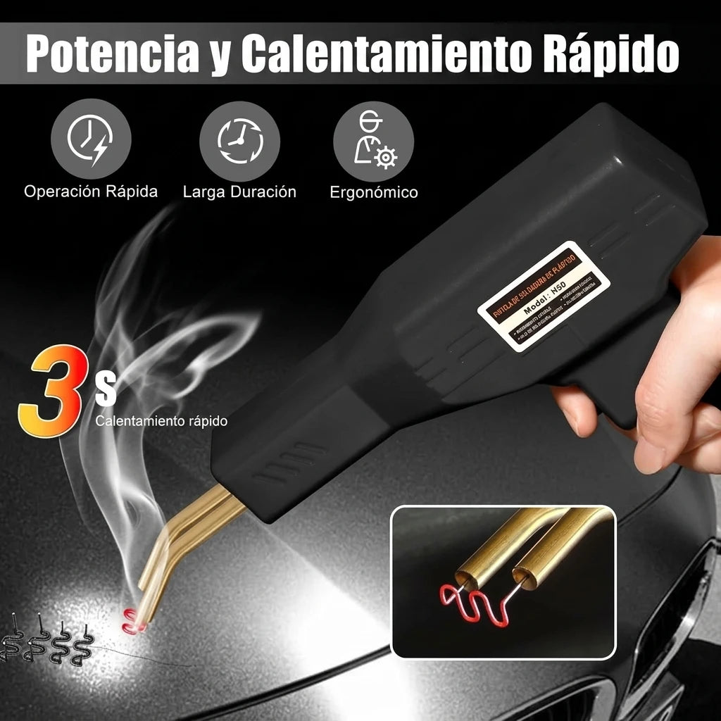 Kit Soldadora de Plástico - Repare Parachoques y Piezas Rotas