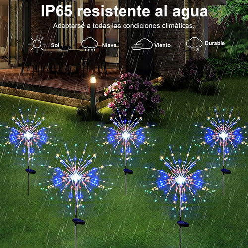 Luces Solares Multicolor de Jardín - Navidad sin cables ni enchufes