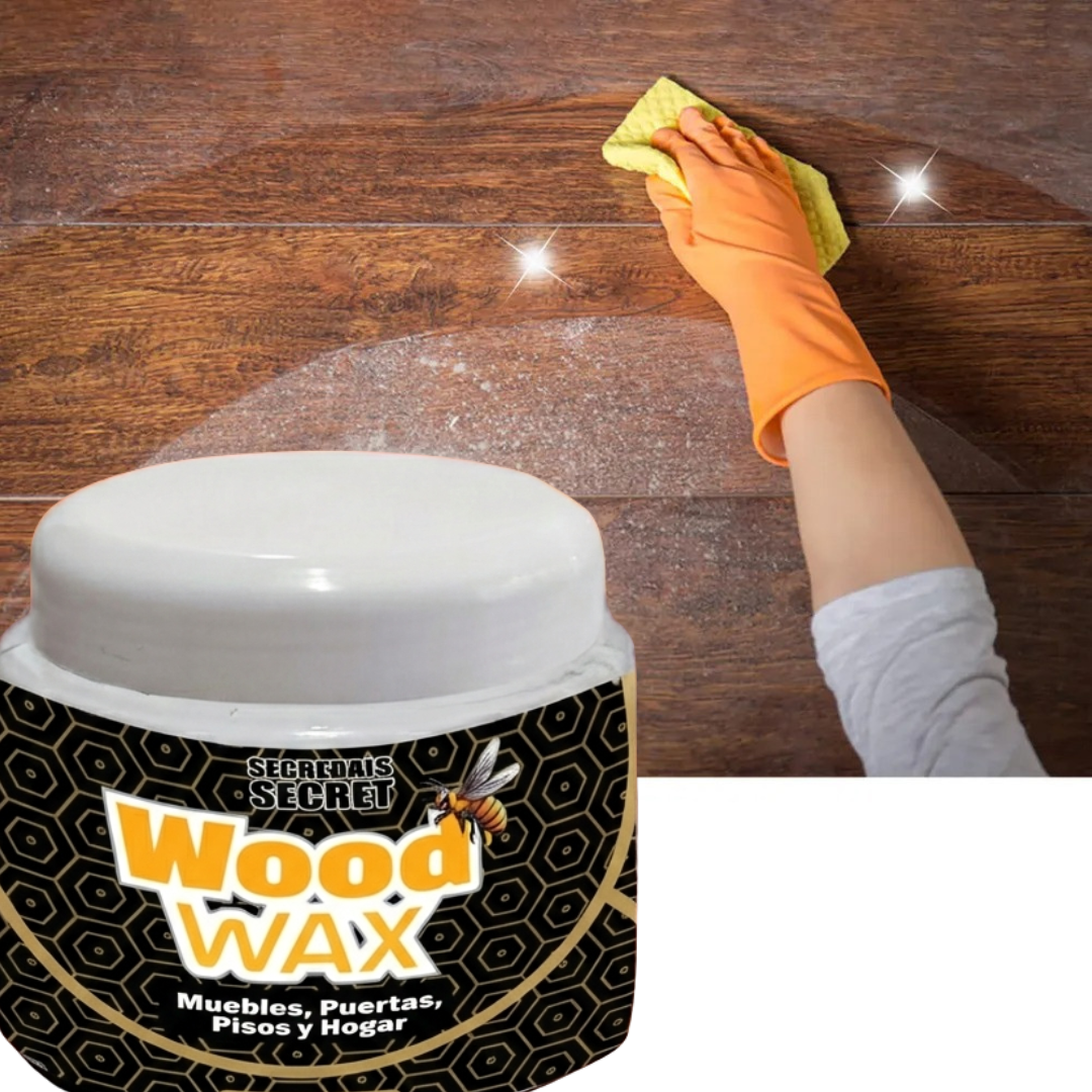 Cera Wood Wax Natural 2x1 – Restaura y Protege la Madera – Brillo duradero y seguro en solo minutos
