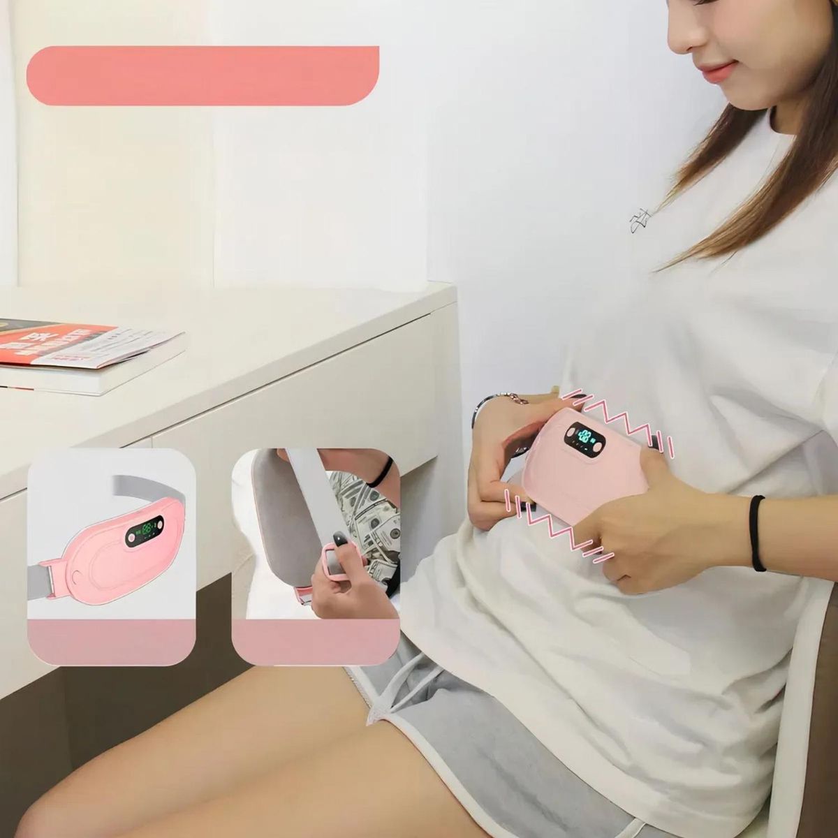 Faja Térmica para Cólicos – Alivio del Dolor Menstrual sin Pastillas