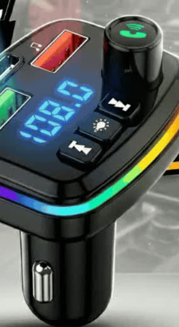 Transmisor FM Bluetooth RGB - El Regalo de Navidad para tu Auto