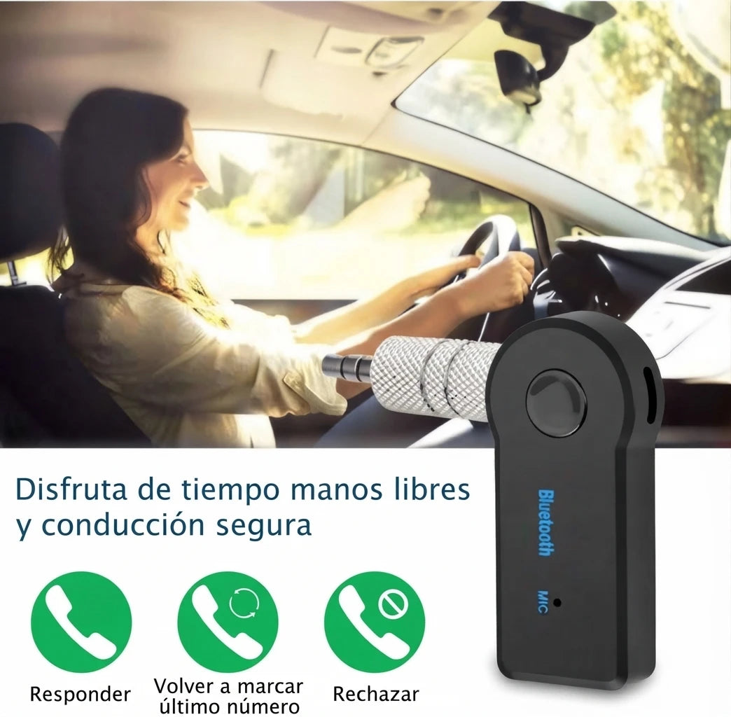 Adaptador Bluetooth Universal 2x1 - Tu Carro Suena Como Nuevo