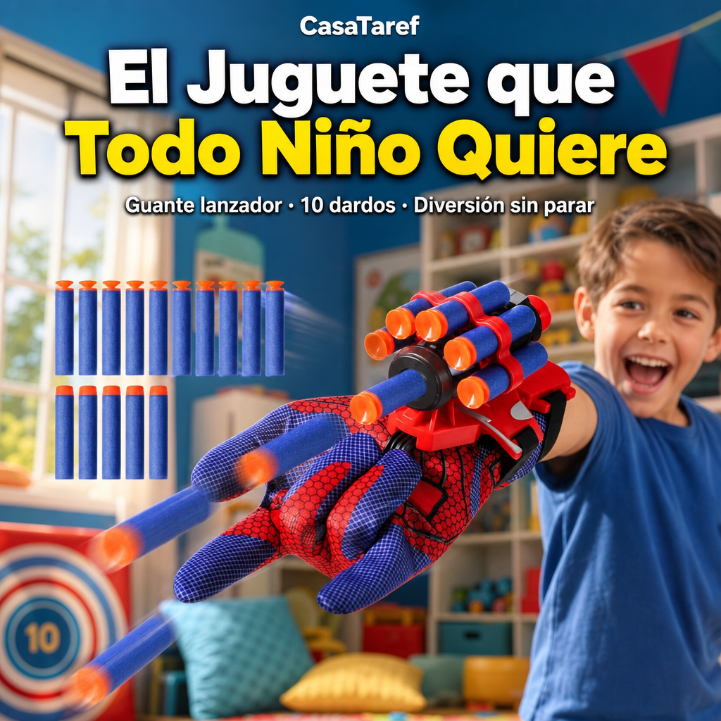 Guante Lanza-Telarañas – El Juguete que Todo Niño Quiere