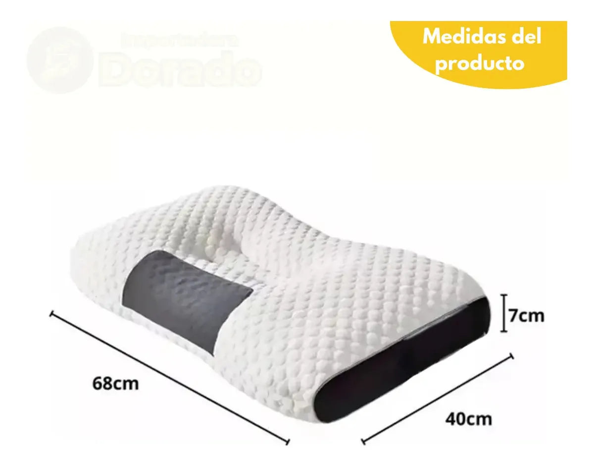 Almohada Cervical Ergonómica 4X2 – Duerme sin Dolor de Cuello
