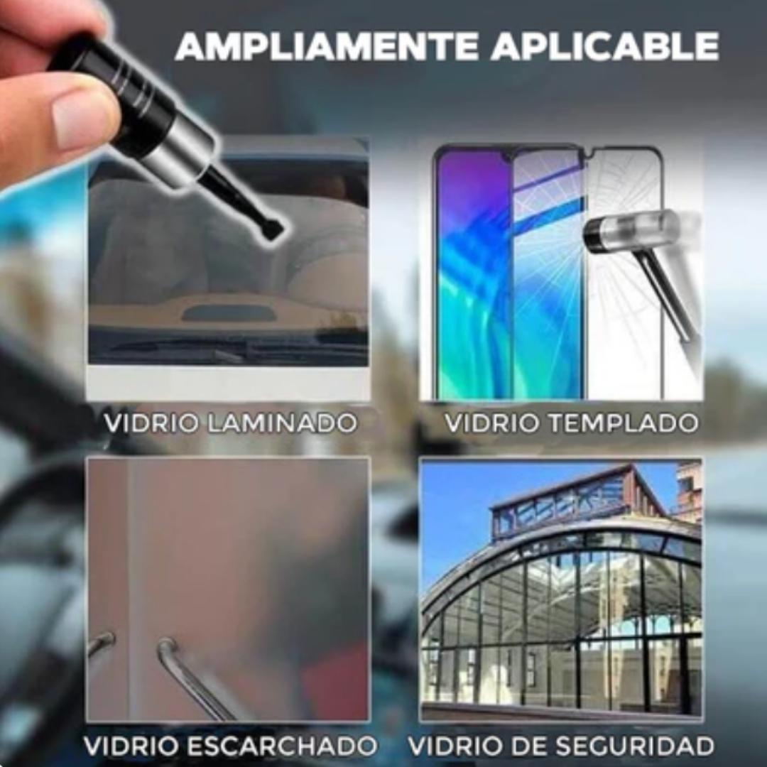 Líquido Reparador de Vidrio – Sella Grietas – Evita Cambiar el Parabrisas en Minutos