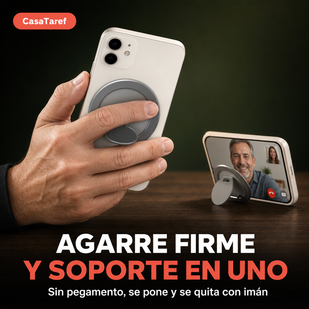 Snap Grip 360 - Tu celular firme en la mano y de pie