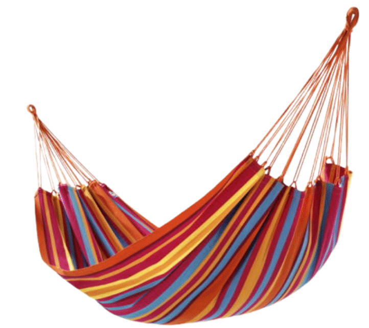 Hamaca Colgante 2x1 – Tu Rincón de Relax en Patio o Camping