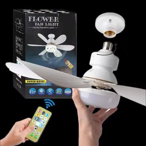 AeroLuz – Ventilador y Luz LED en un Solo Foco