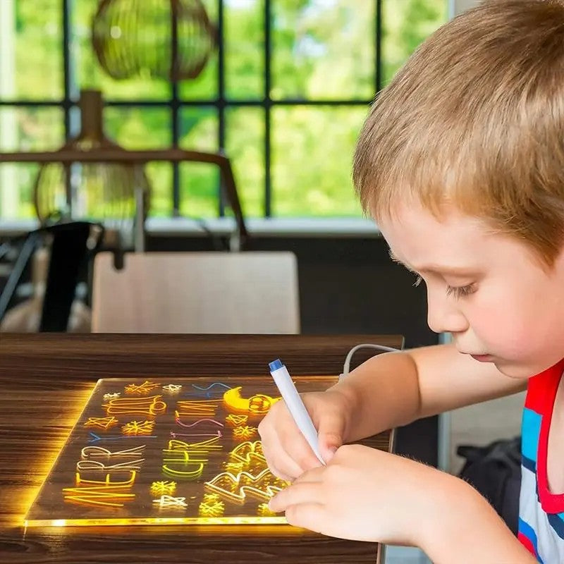 2x1: Pizarra de Escritura LED – Crea, Decora y Sorprende – Regalo Navideño 2×1 sin Pantallas