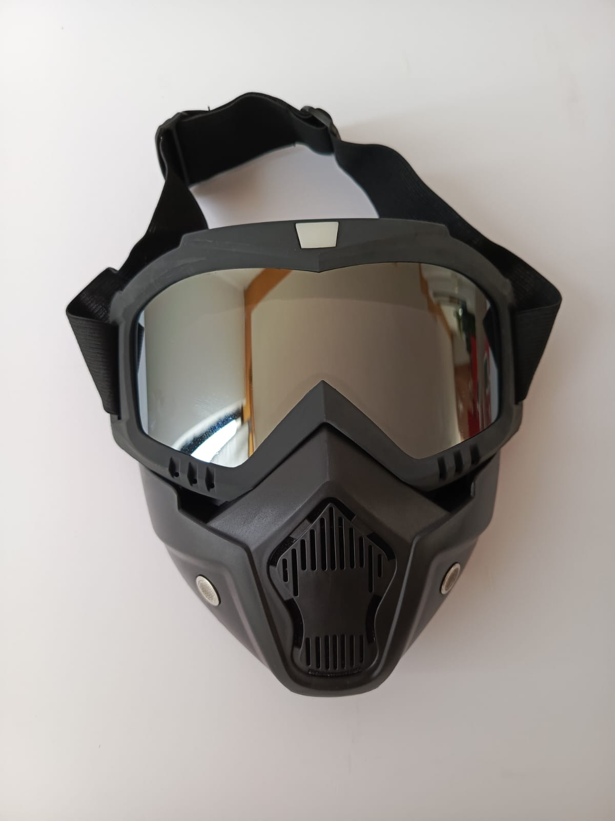 Gray helmet for bikers