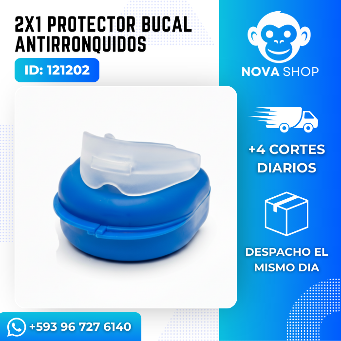 Protector Antirronquidos 2x1 - Duerme sin ruido toda la noche