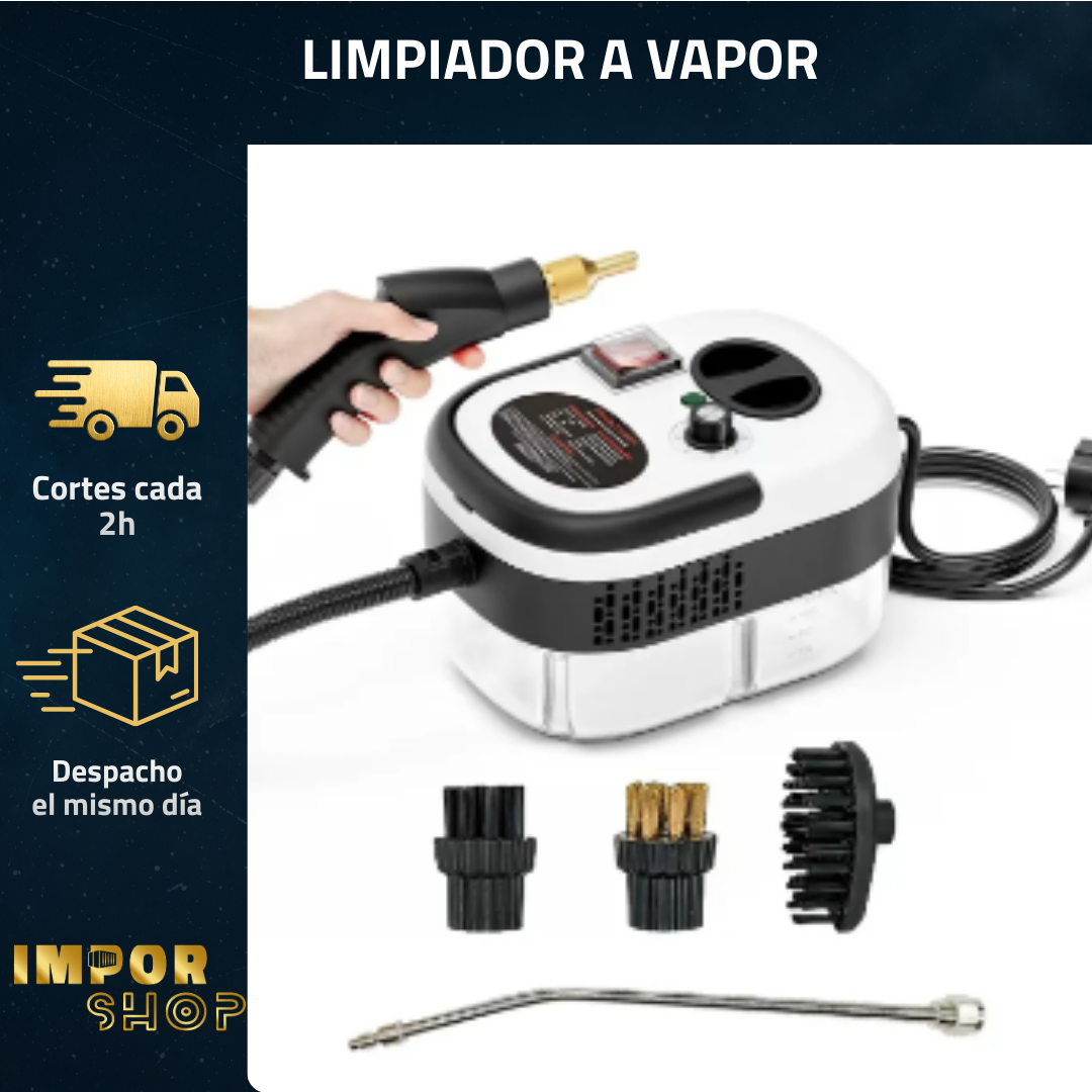 Limpiador a Vapor CasaTaref - Deja Todo Como Nuevo Sin Químicos
