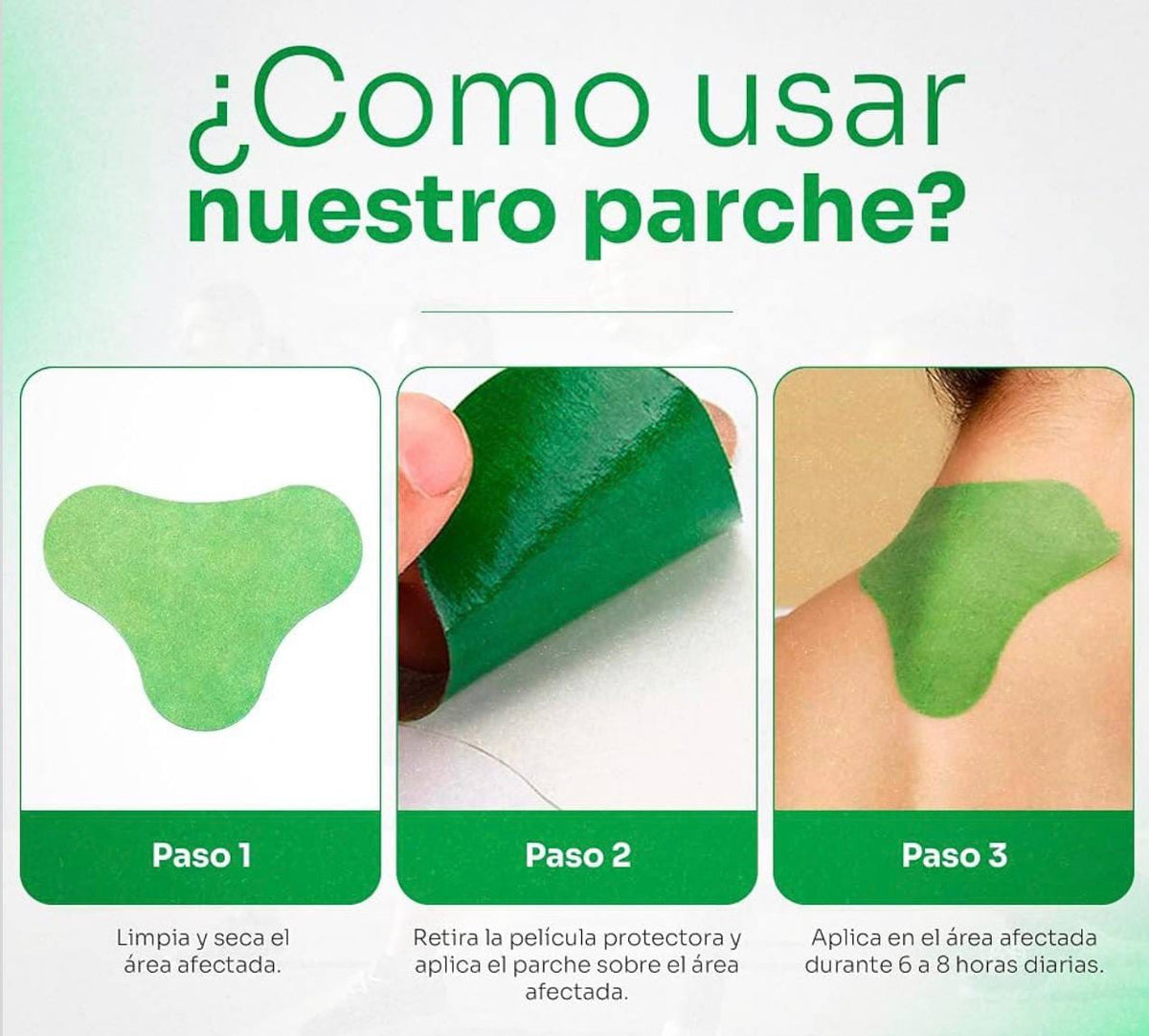 Parches HerbalMax - Calma el dolor de cuello y espalda