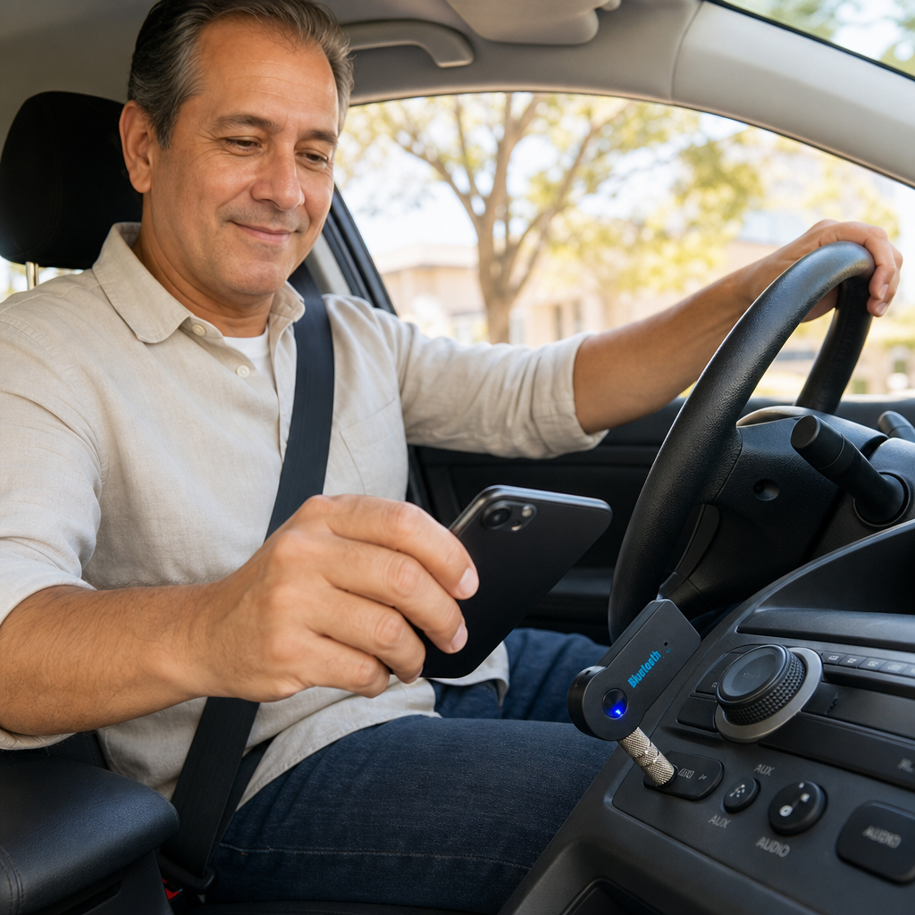 Adaptador Bluetooth Universal 2x1 - Tu Carro Suena Como Nuevo