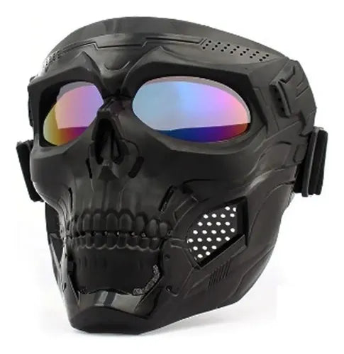Máscara Calavera - Protege tu Cara en Moto con Actitud