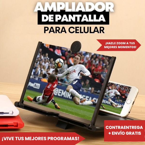 Amplificador de Pantalla – Visión Ampliada – Disfruta Imagen Clara en 3 Segundos con Promo 2×1