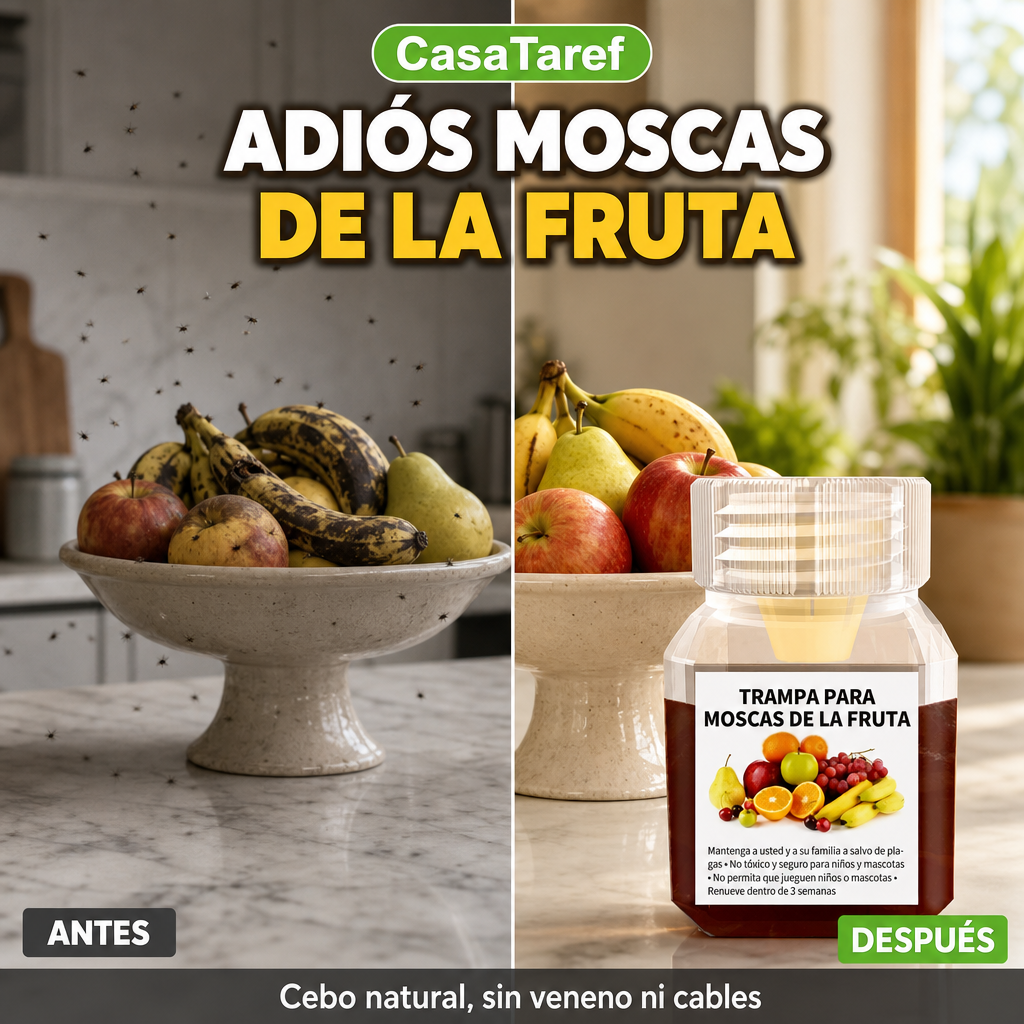 Trampa Anti-Moscas CasaTaref - Cocina Libre de Mosquitas