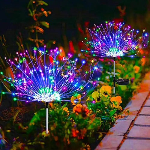 Luces Solares Multicolor de Jardín - Navidad sin cables ni enchufes