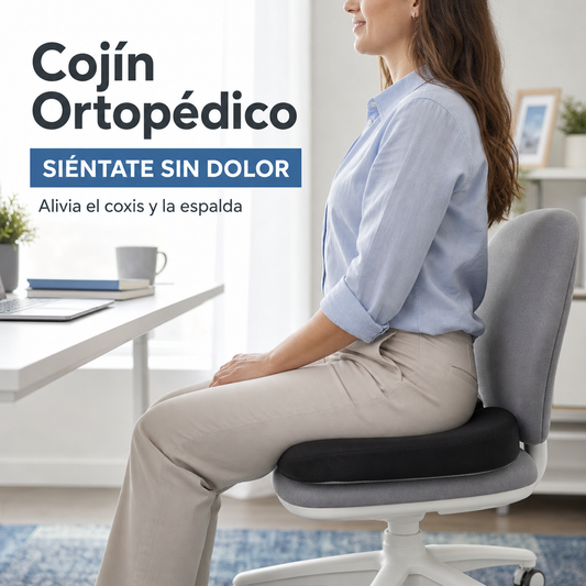Cojín Ortopédico Tipo U - Siéntate Sin Dolor Todo el Día