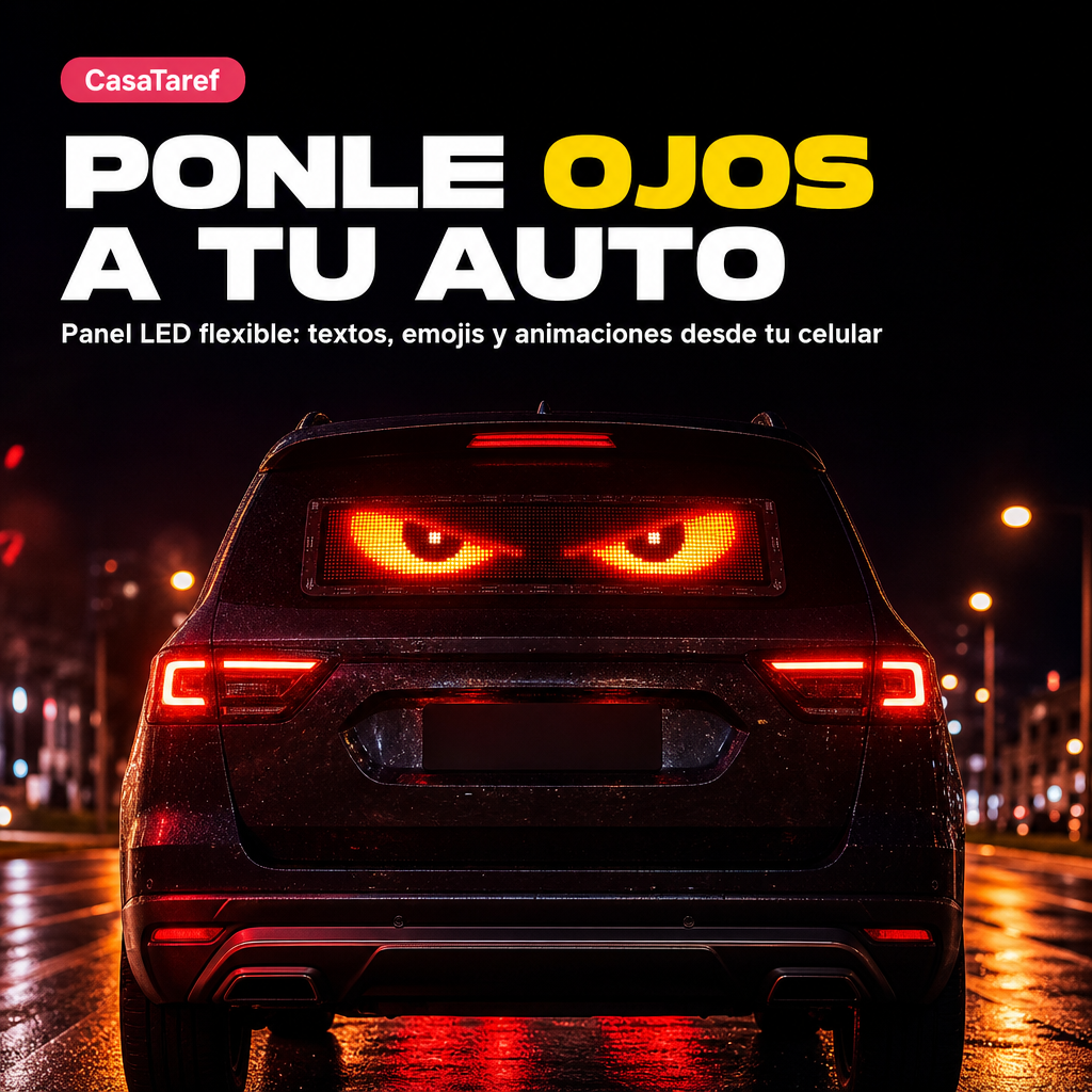 Panel LED Flexible - Ponle Ojos y Mensajes a tu Auto