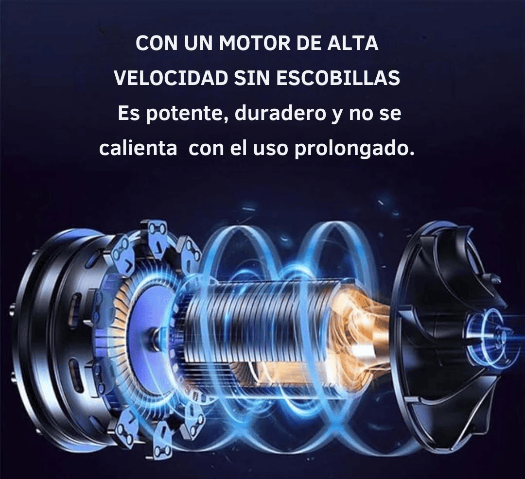 TurboSoplador PRO - Seca, limpia y desaloja polvo