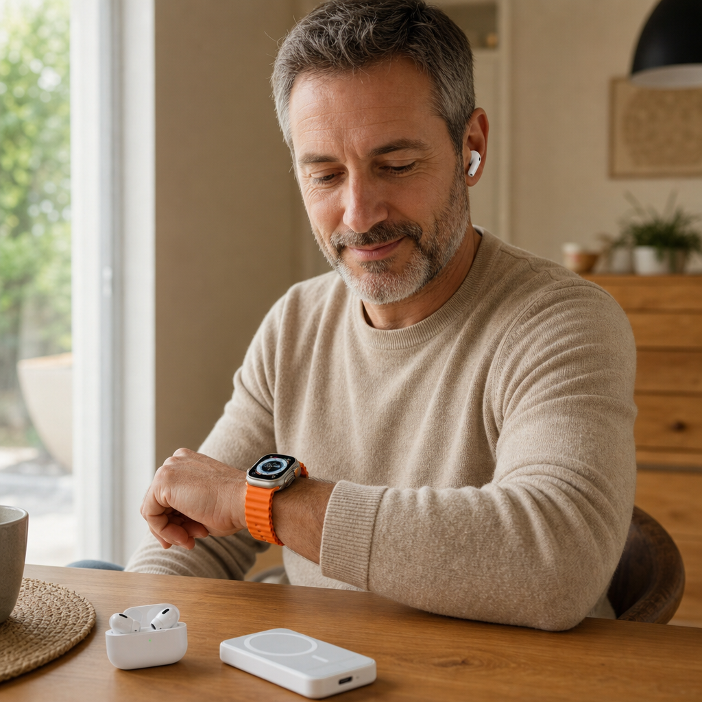 Combo Smartwatch X8 4 en 1 - Reloj, Audífonos y Power Bank