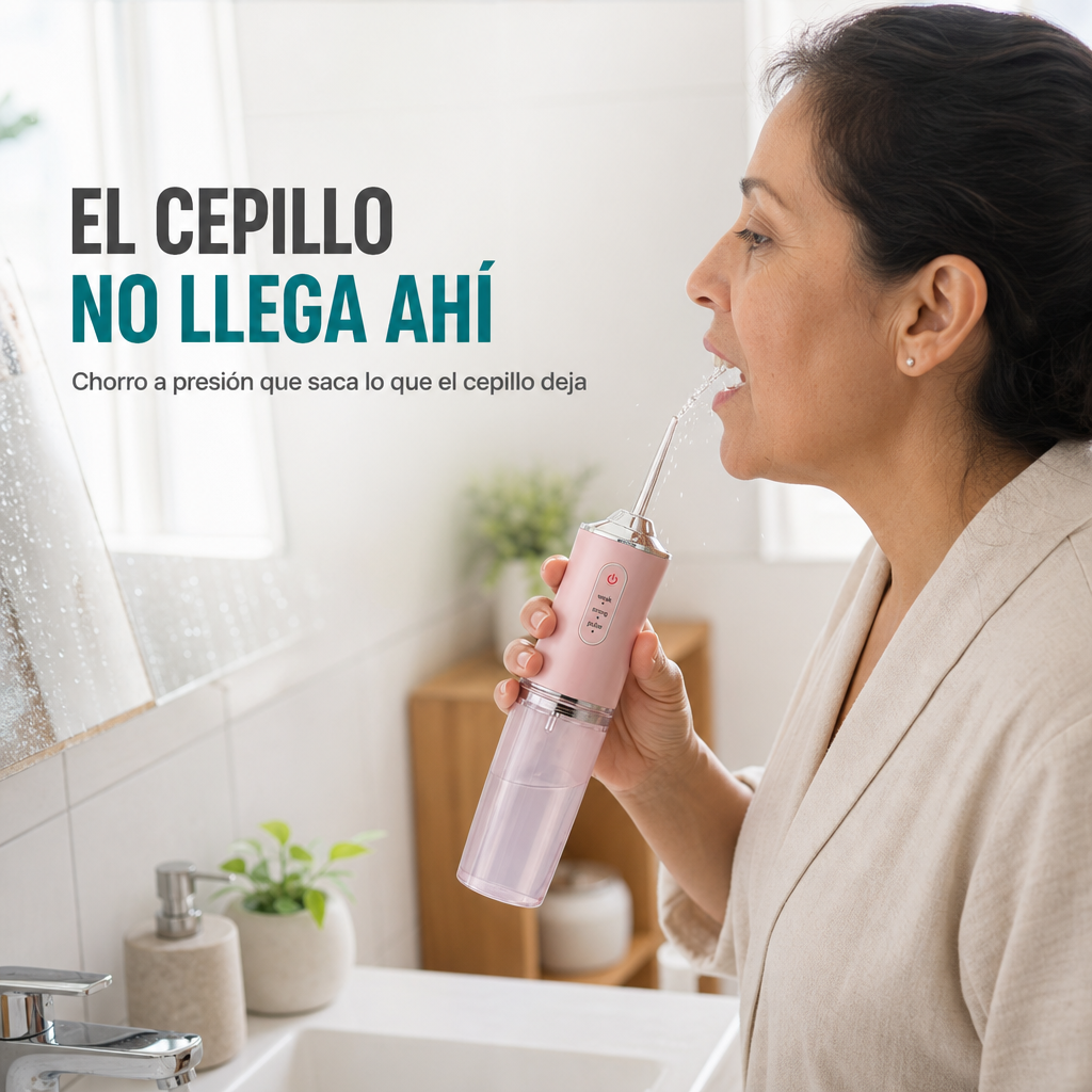 Irrigador Dental CasaTaref - Limpieza Profunda en 60 Segundos