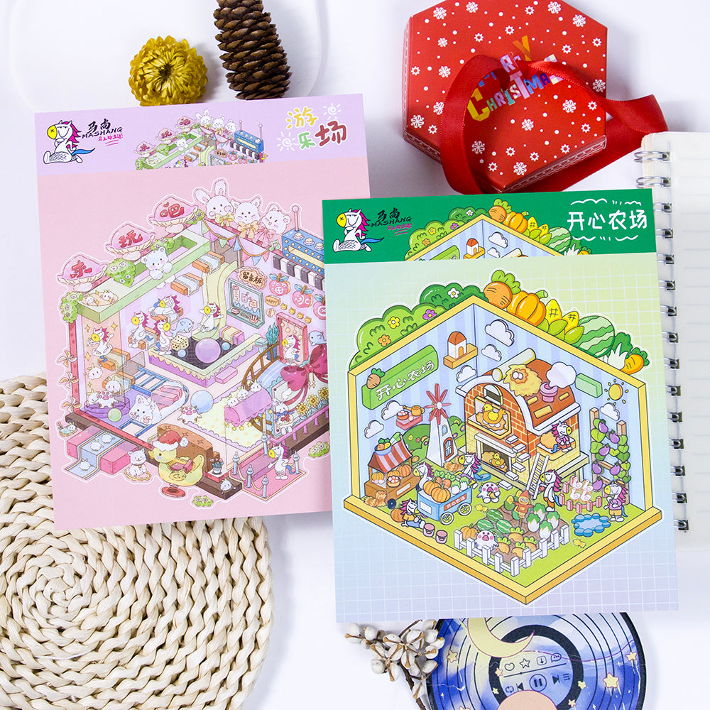 Stickers Mágicos 4x1 - Diversión sin pantallas para sus niños