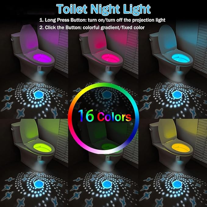 Luz LED para Inodoro 2x1 – Ilumina tu Baño de Noche Sin Deslumbrar