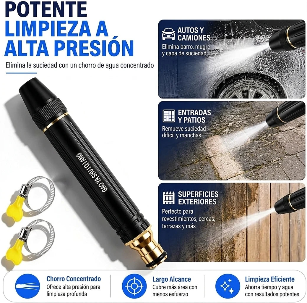 Boquilla Alta Presión - Convierte Tu Manguera en Hidrolavadora