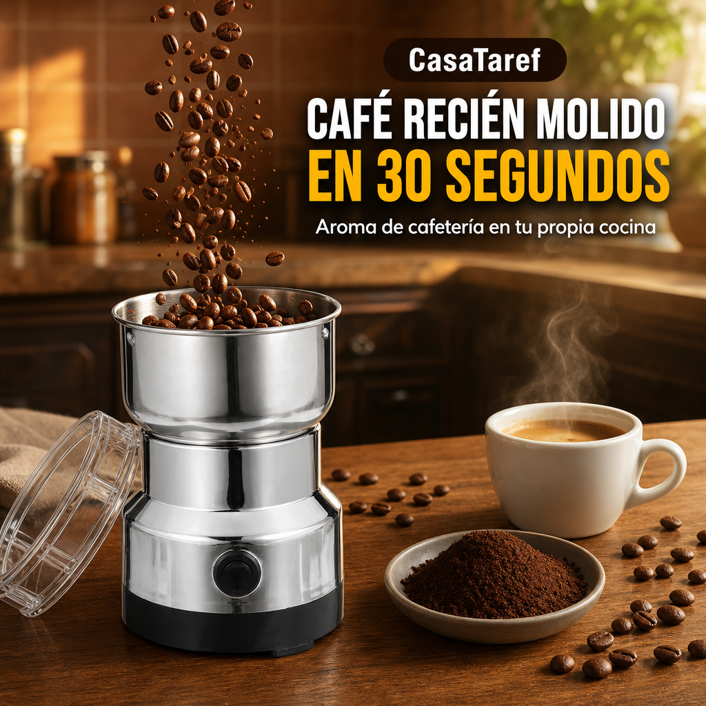 Triturador de Café Eléctrico - Café Recién Molido en Segundos
