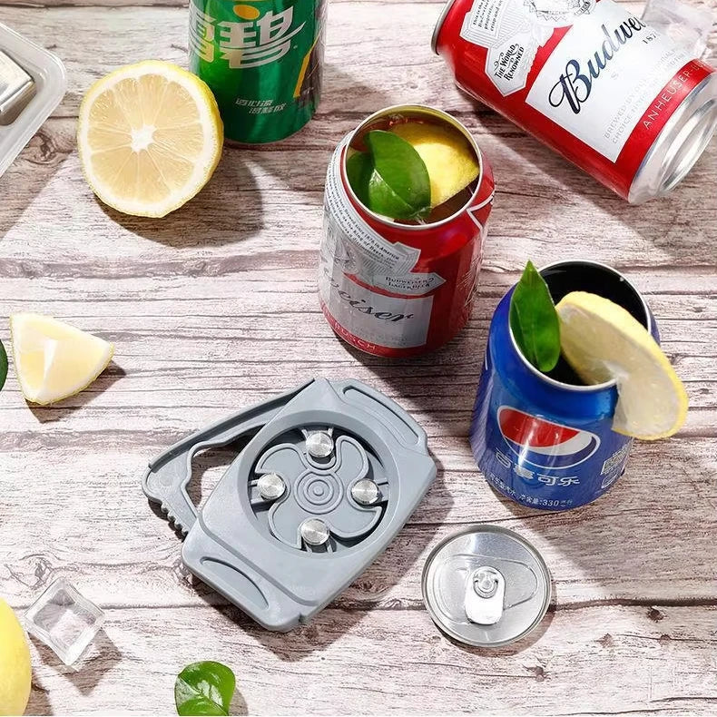 Abrelatas Multifuncional - Convierte Cualquier Lata en Vaso