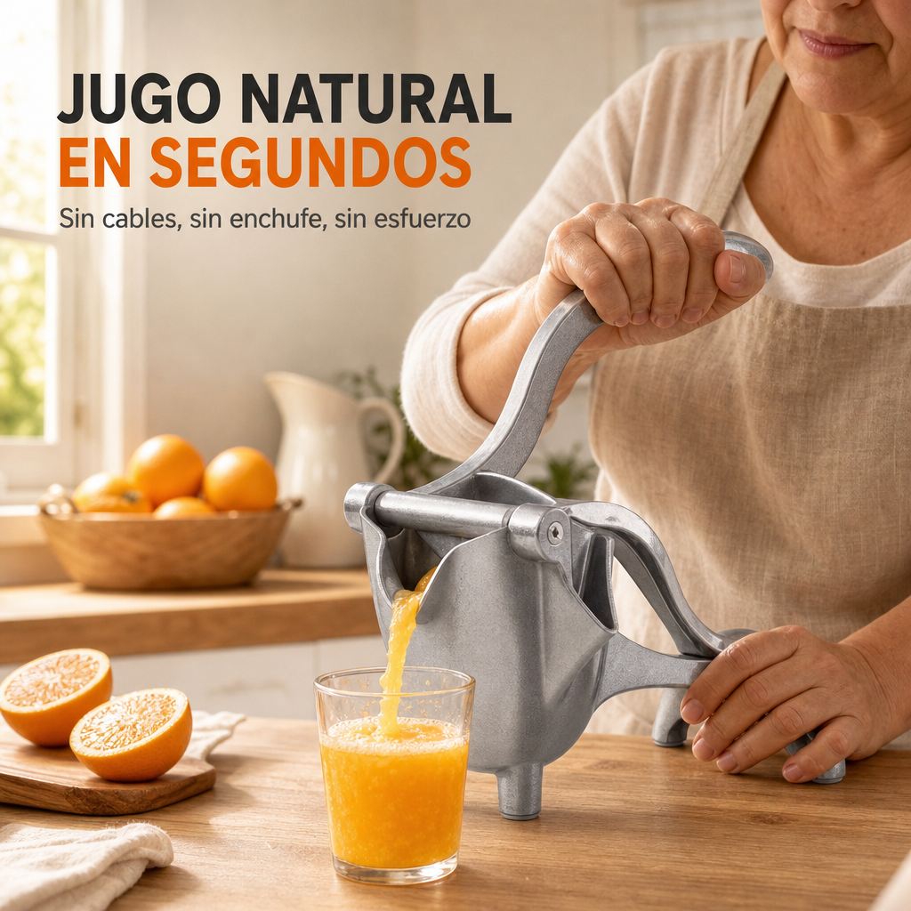 Exprimidor Manual CasaTaref - Jugo Natural en Segundos
