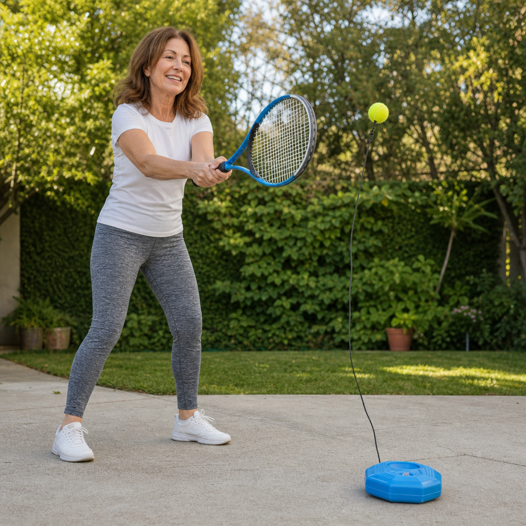 Kit Tenis CasaTaref - Entrena Solo en Tu Patio, Sin Compañero
