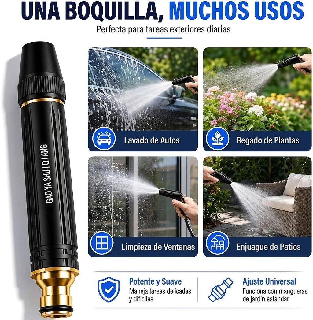 Boquilla Alta Presión - Convierte Tu Manguera en Hidrolavadora