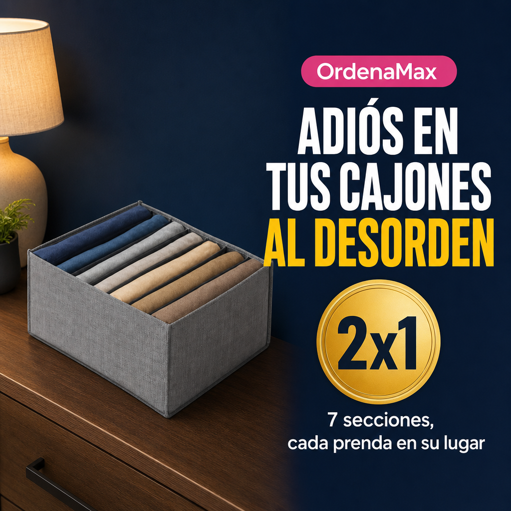OrdenaMax – Adiós al Desorden en tus Cajones · 2x1