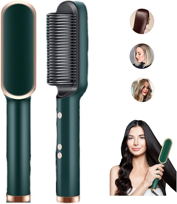 Cepillo Alisador Eléctrico – Alisa y Suaviza – Cabello Ordenado en Minutos