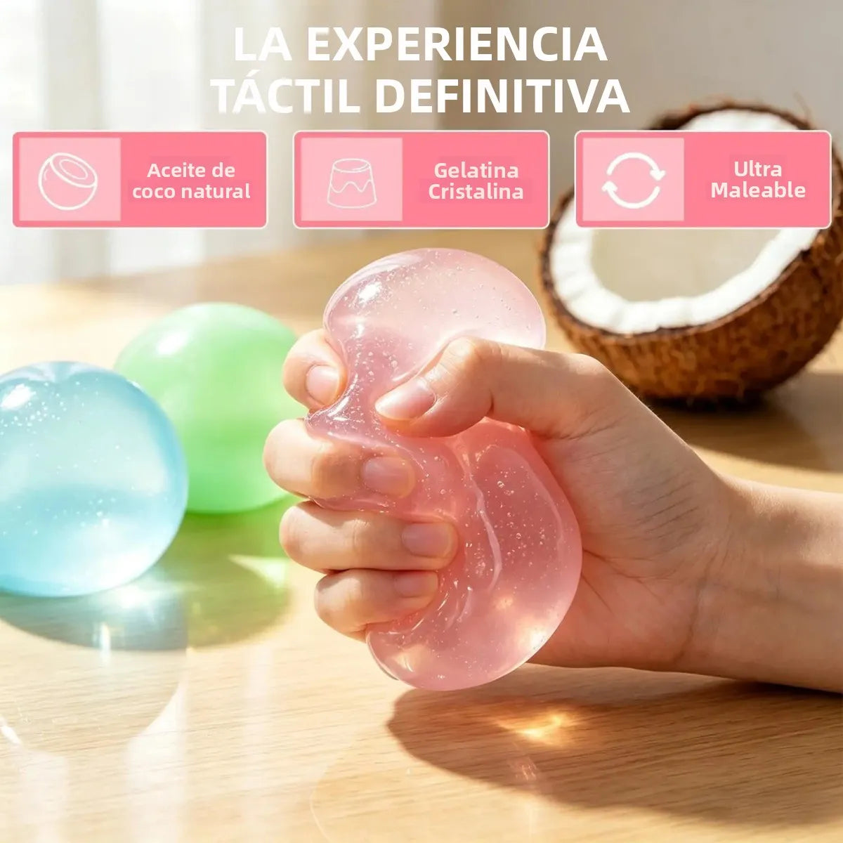 Bola Antiestrés 2x1 - Calma la Ansiedad en Tus Manos