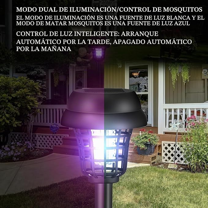 Lámpara Solar CasaTaref - Ilumine su patio sin mosquitos