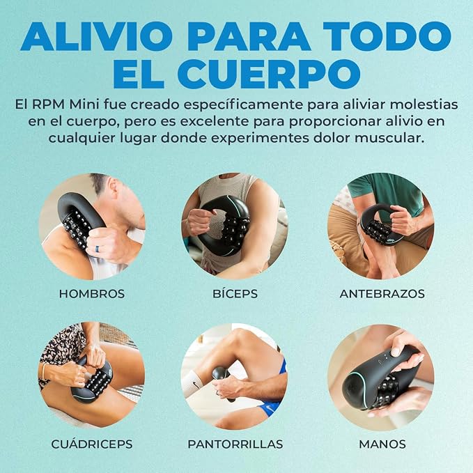 Rodillo Masajeador 360° - Alivio Profundo en 10 Minutos