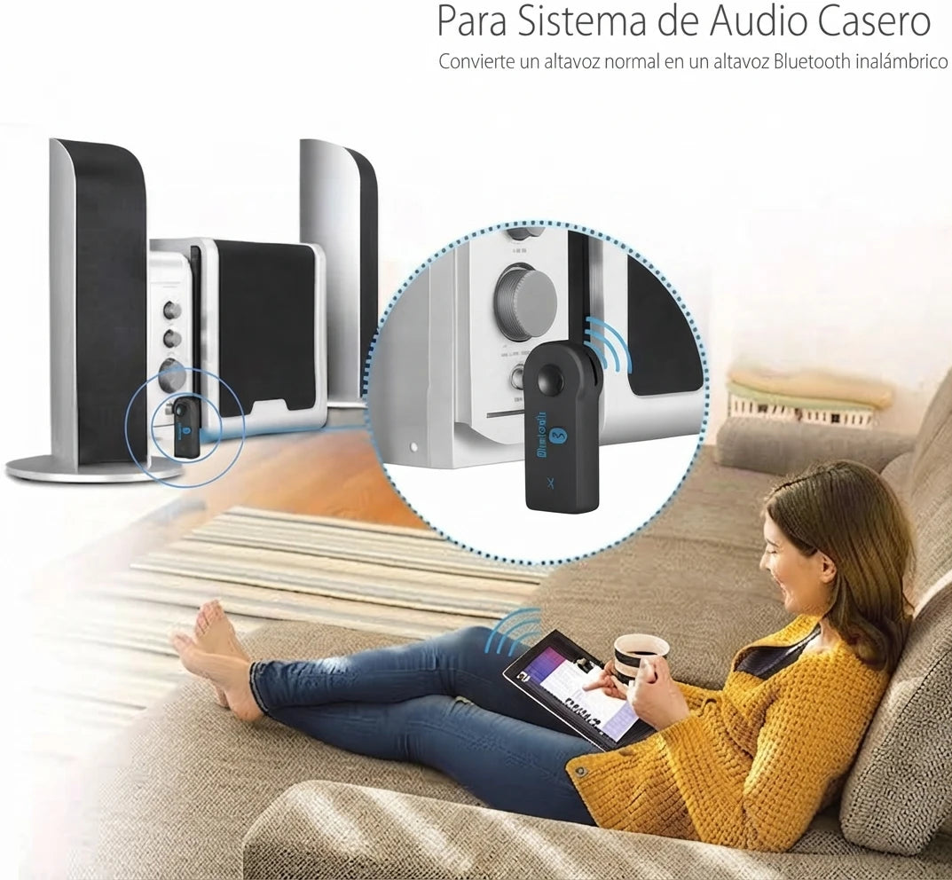 Adaptador Bluetooth Universal 2x1 - Tu Carro Suena Como Nuevo