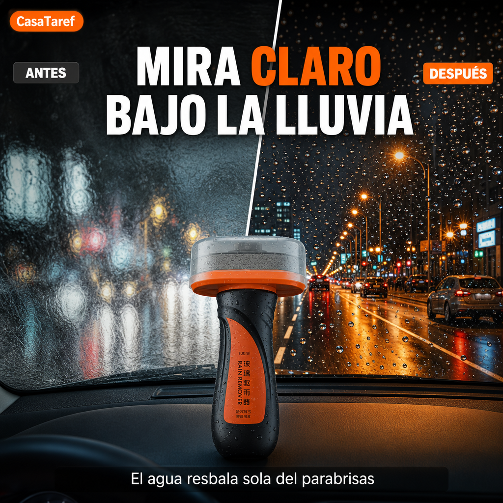 Repelente de Lluvia CasaTaref - Visión Clara Bajo la Lluvia
