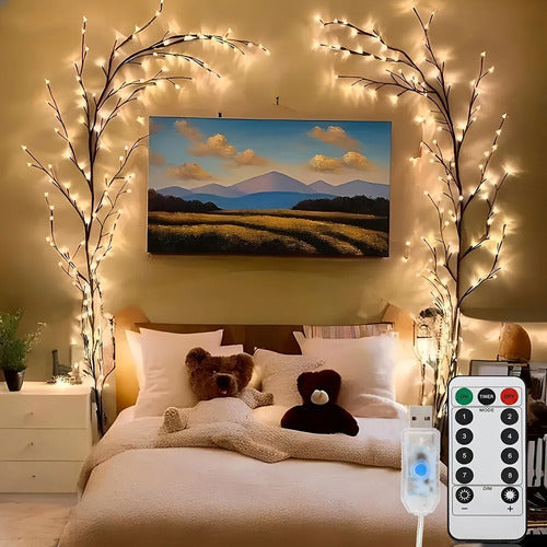 Rama LED Navideña - Viste Tu Pared en 5 Minutos | 45% OFF
