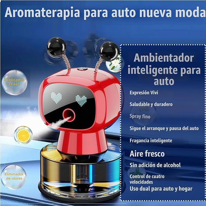RoboAir - Elimina los malos olores de tu auto al instante