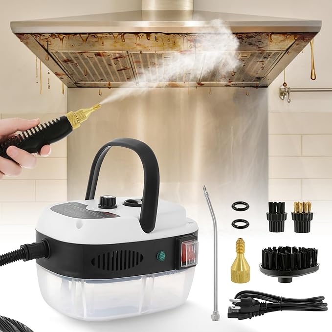 Máquina a Vapor Portátil – Limpieza Profunda – Desinfecta sin Químicos en Minutos