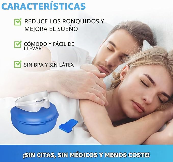 Protector Antirronquidos 2x1 - Duerme sin ruido toda la noche