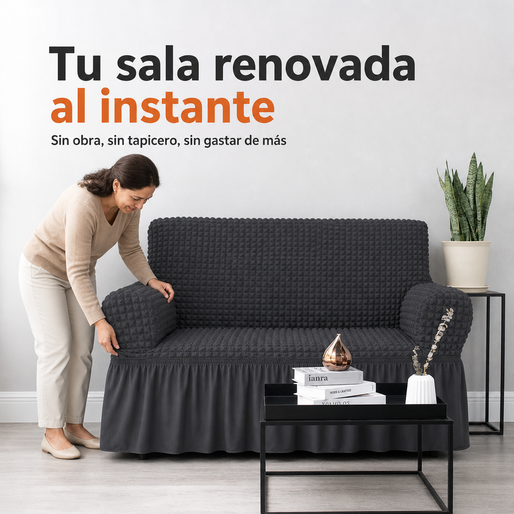 SofaCover Burbuja - Renueva tu sala sin gastar una fortuna